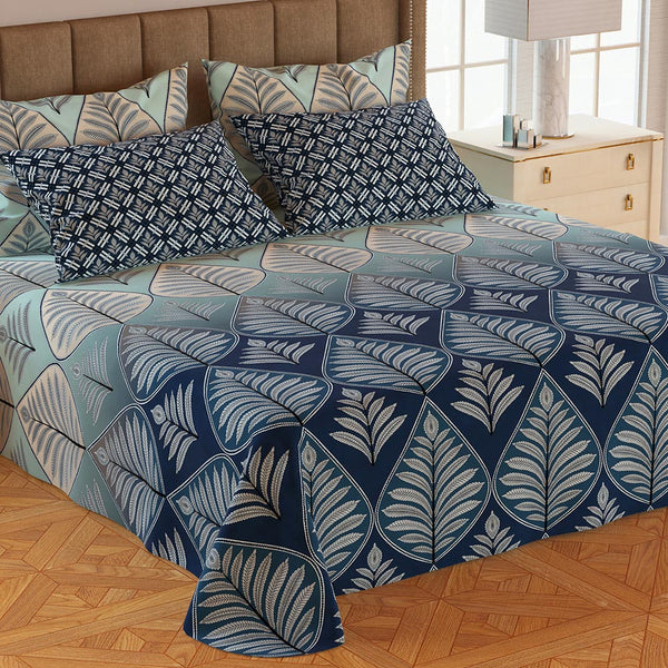 5Pcs Double Bedsheet Set - Y14, Double Size Bed Sheet, Chase Value, Chase Value