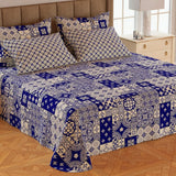 5Pcs Double Bedsheet Set - Y1, Double Size Bed Sheet, Chase Value, Chase Value