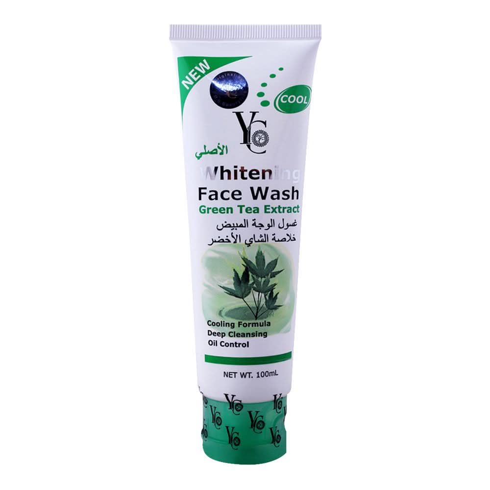 YC Whitening Face Wash with Green Tea Extract - 100ml, Face Washes, YC, Chase Value