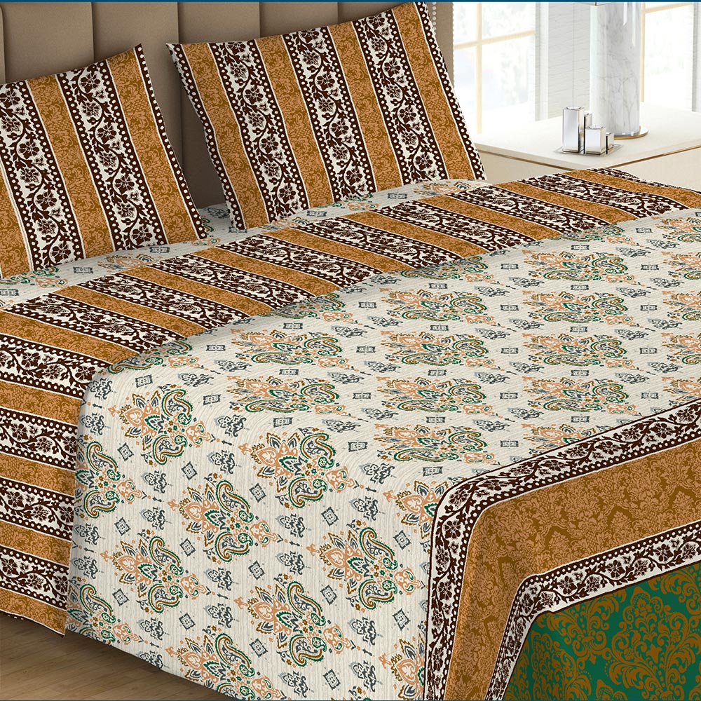 Printed Double Bed Sheet - YD-8, Double Size Bed Sheet, Chase Value, Chase Value