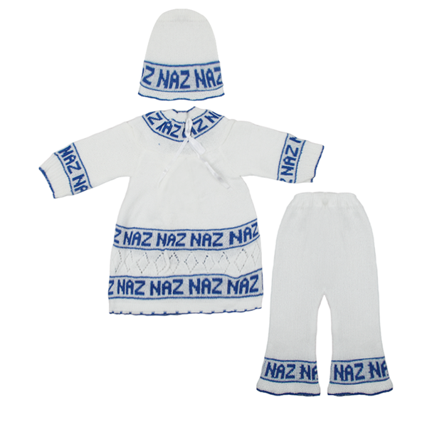 Newborn Girls Full Sleeves Suit - Royal Blue