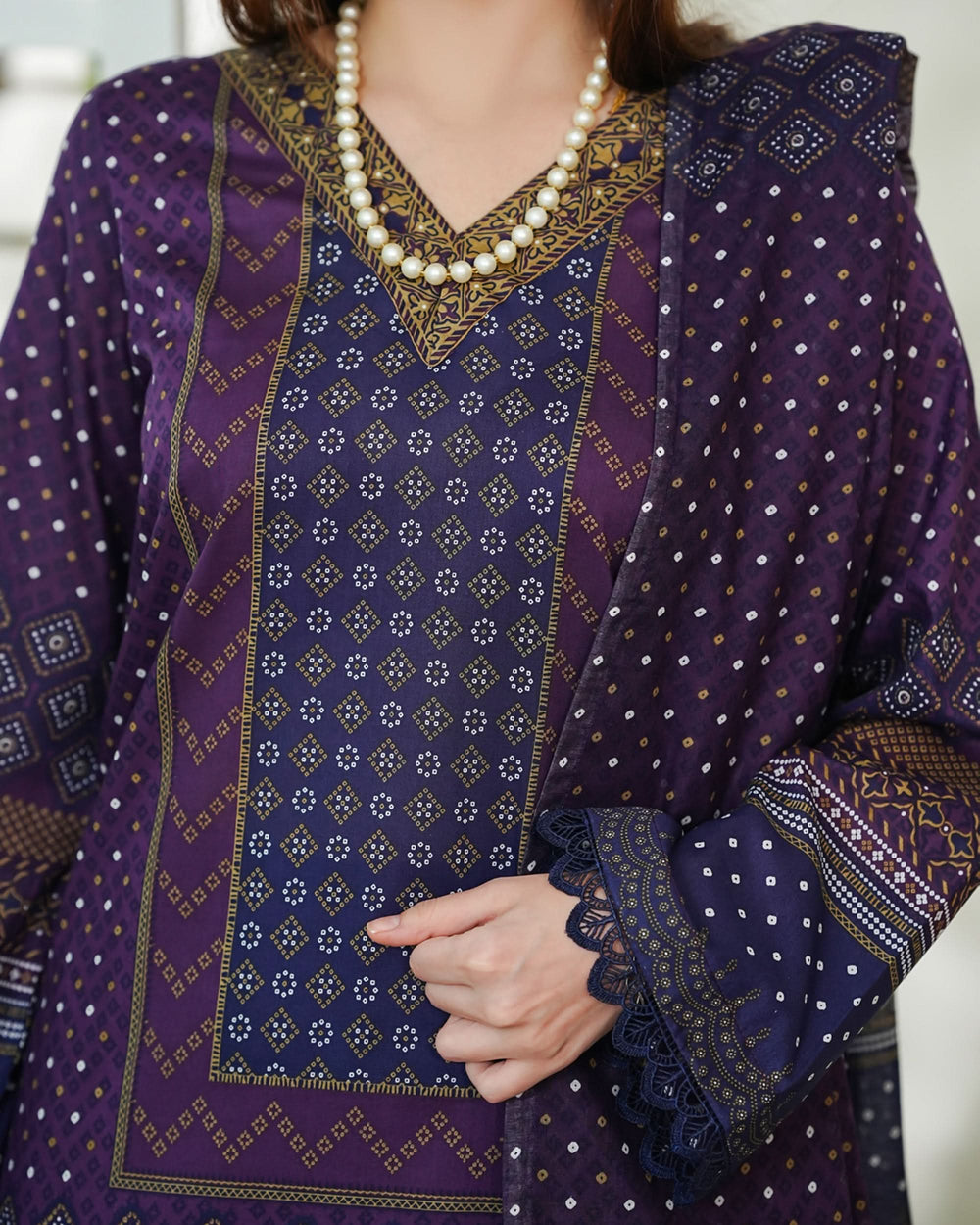 DAMAN By Vs Textile Exclusive Lawn Printed 3-PCS Unstiched Suit - 728, Women, 3Pcs Shalwar Suit, Chase Value, Chase Value