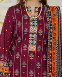 DAMAN By Vs Textile Exclusive Lawn Printed 3-PCS Unstitched Suit - 730, Women, 3Pcs Shalwar Suit, Chase Value, Chase Value