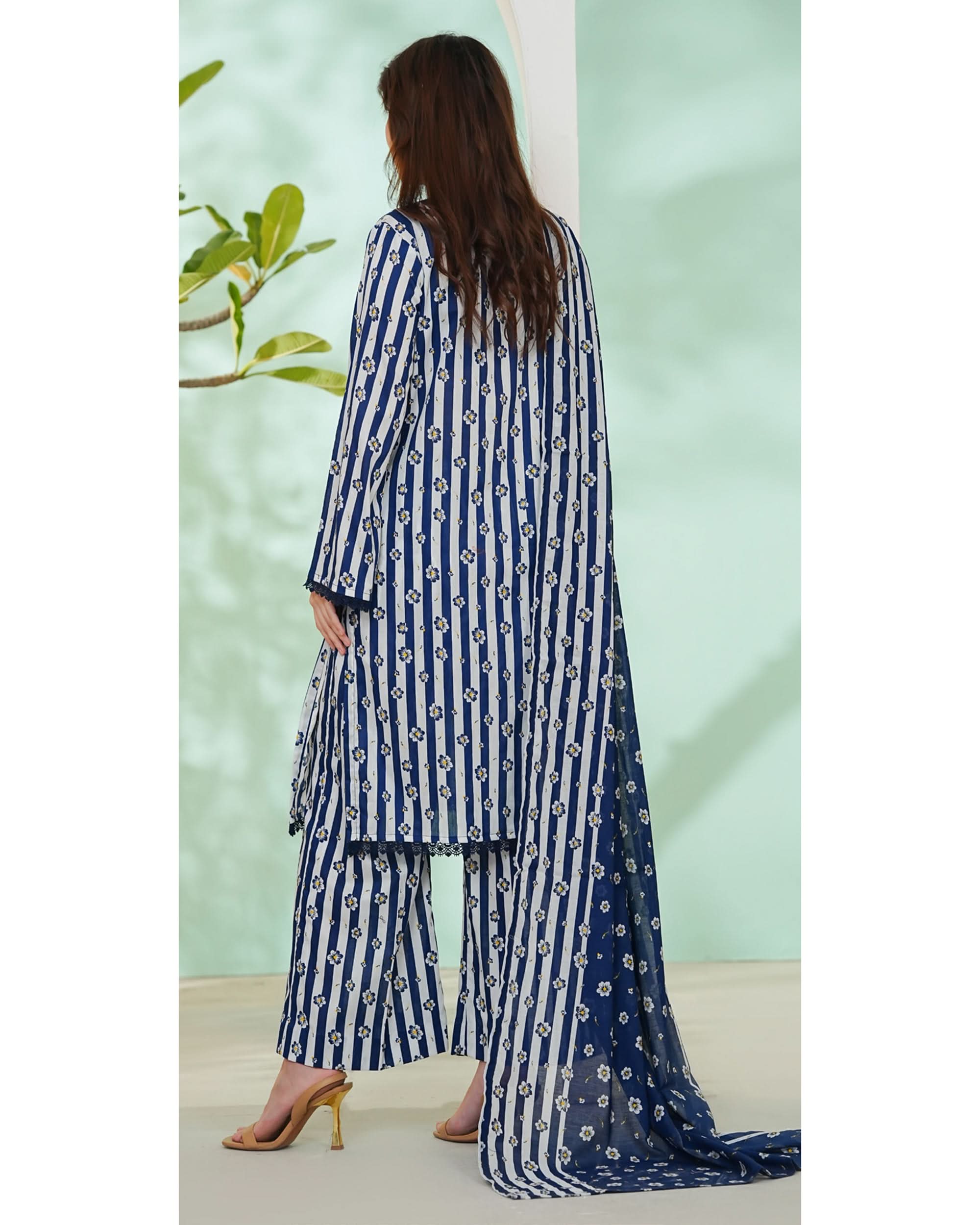 DAMAN By Vs Textile Exclusive Lawn Printed 3-PCS Unstiched Suit - 816, Women, 3Pcs Shalwar Suit, Chase Value, Chase Value