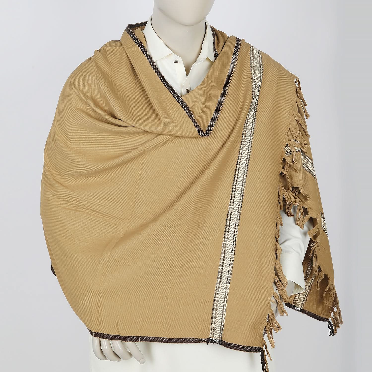Men's Shawl - Camel, Men's Shawls & Mufflers, Chase Value, Chase Value