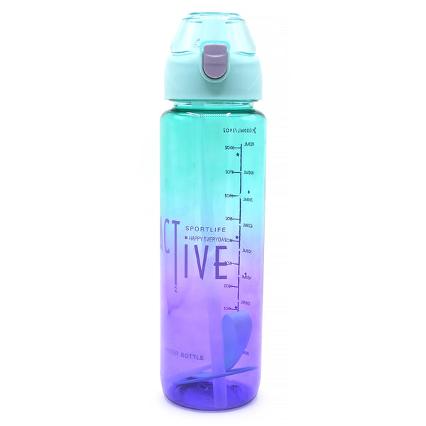 Sport Life Water Bottle  - Cyan