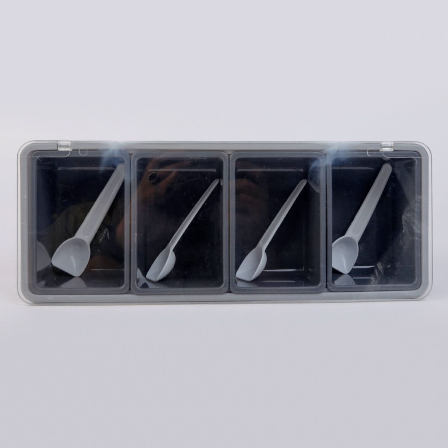 Spice Box 4 Pcs - Grey, Storage Boxes, Chase Value, Chase Value