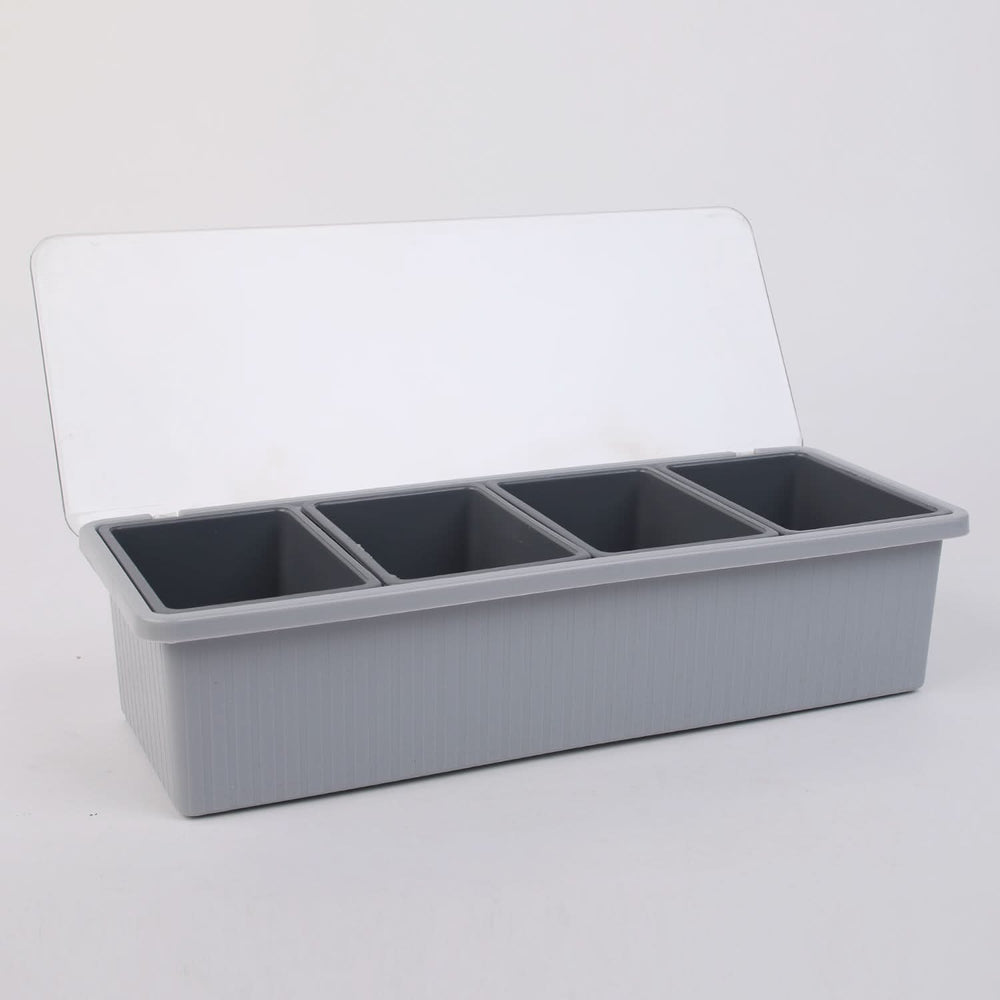 Spice Box 4 Pcs - Grey, Storage Boxes, Chase Value, Chase Value