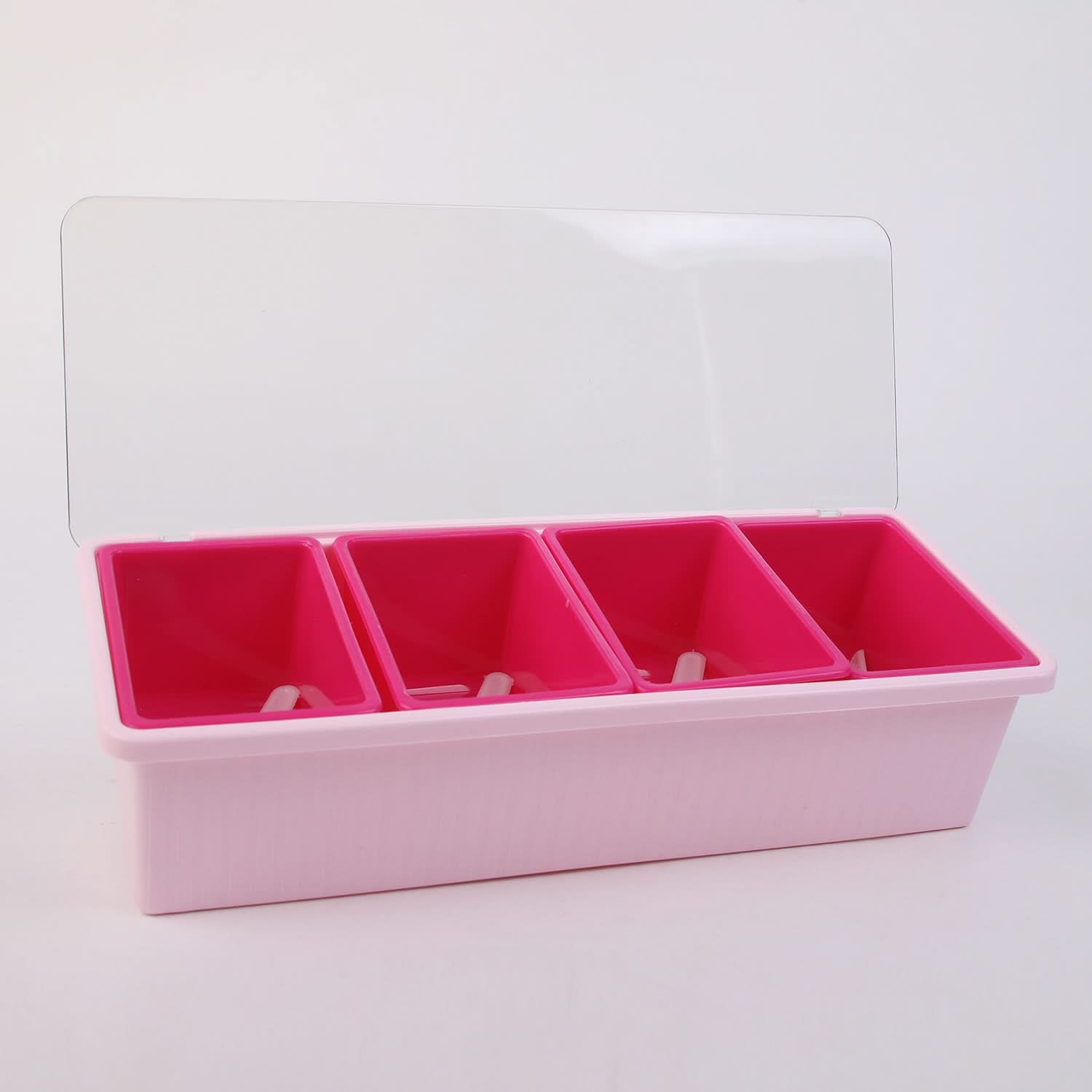 Spice Box 4 Pcs - Pink, Storage Boxes, Chase Value, Chase Value