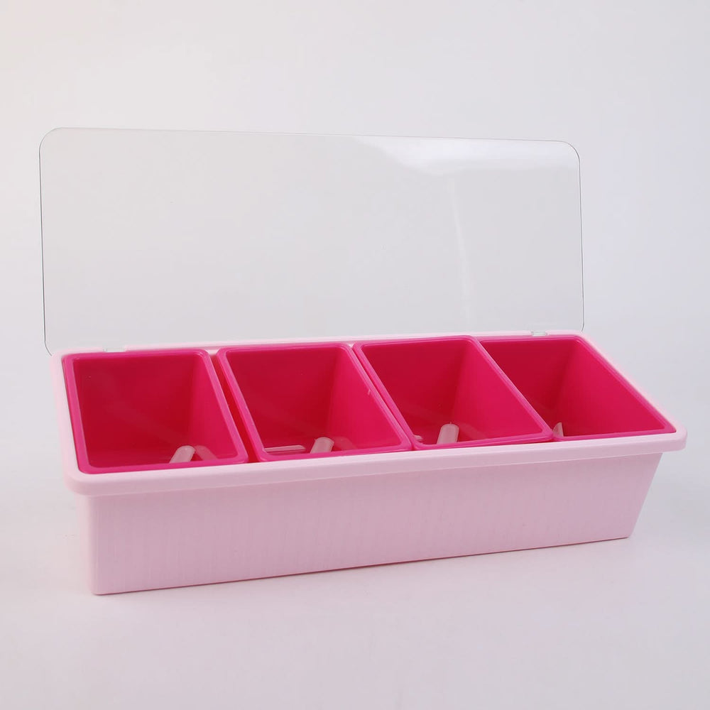 Spice Box 4 Pcs - Pink, Storage Boxes, Chase Value, Chase Value