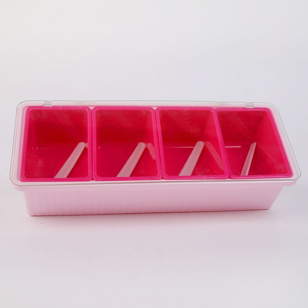 Spice Box 4 Pcs - Pink, Storage Boxes, Chase Value, Chase Value