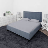 Double Bed Cotton Satin Stripes Bedsheet, Double Size Bed Sheet, Chase Value, Chase Value