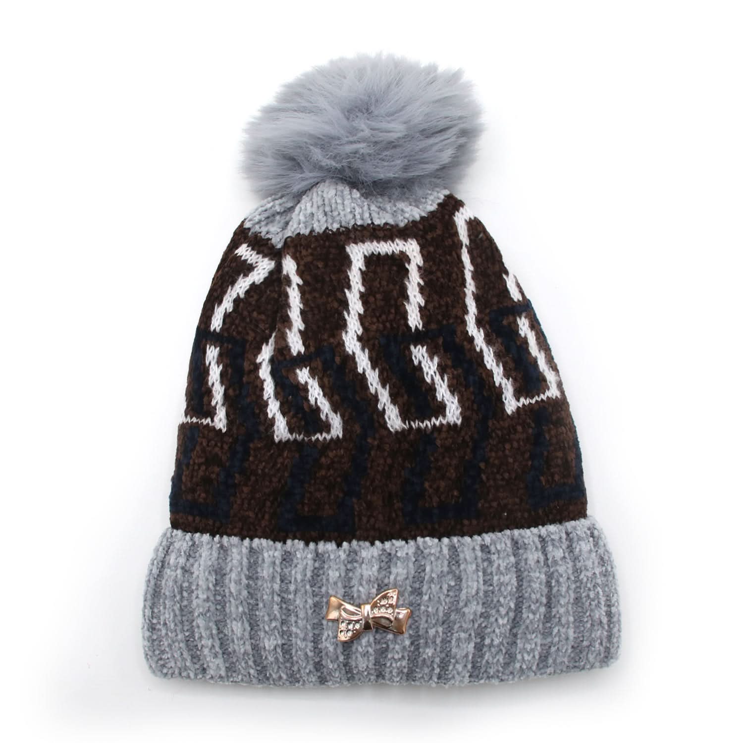 Women's Woolen Cap - Grey, Women Caps & Hats, Chase Value, Chase Value