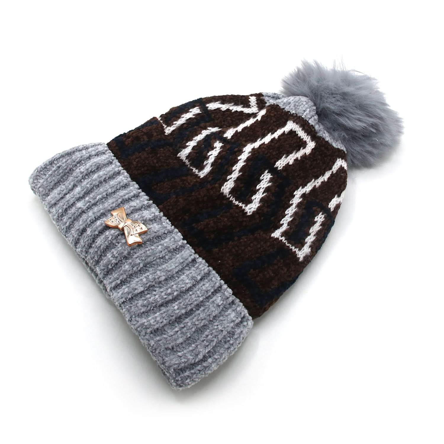 Women's Woolen Cap - Grey, Women Caps & Hats, Chase Value, Chase Value