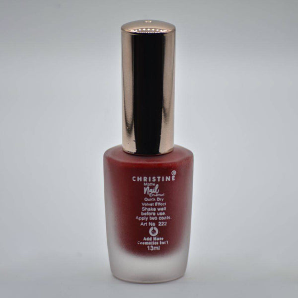 Christine Matte Nail Enamel Shade - 223, Nails, Christine, Chase Value