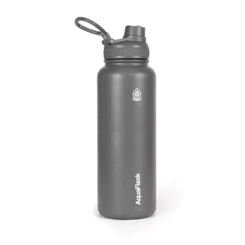 Stainless Steel Vacuum Sport Bottle - Grey, Water Bottle, Chase Value, Chase Value