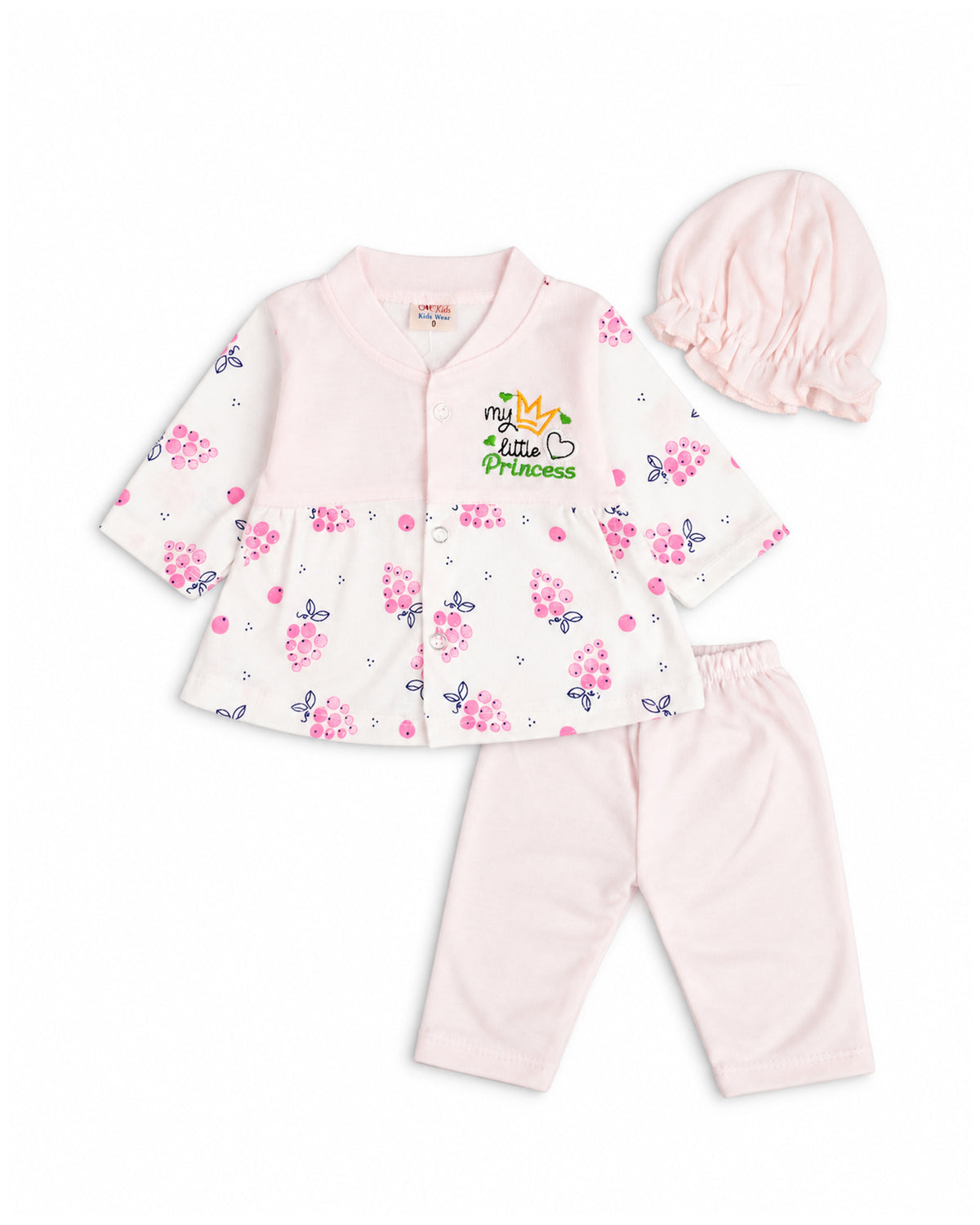 Newborn Girls Full Sleeves Suit