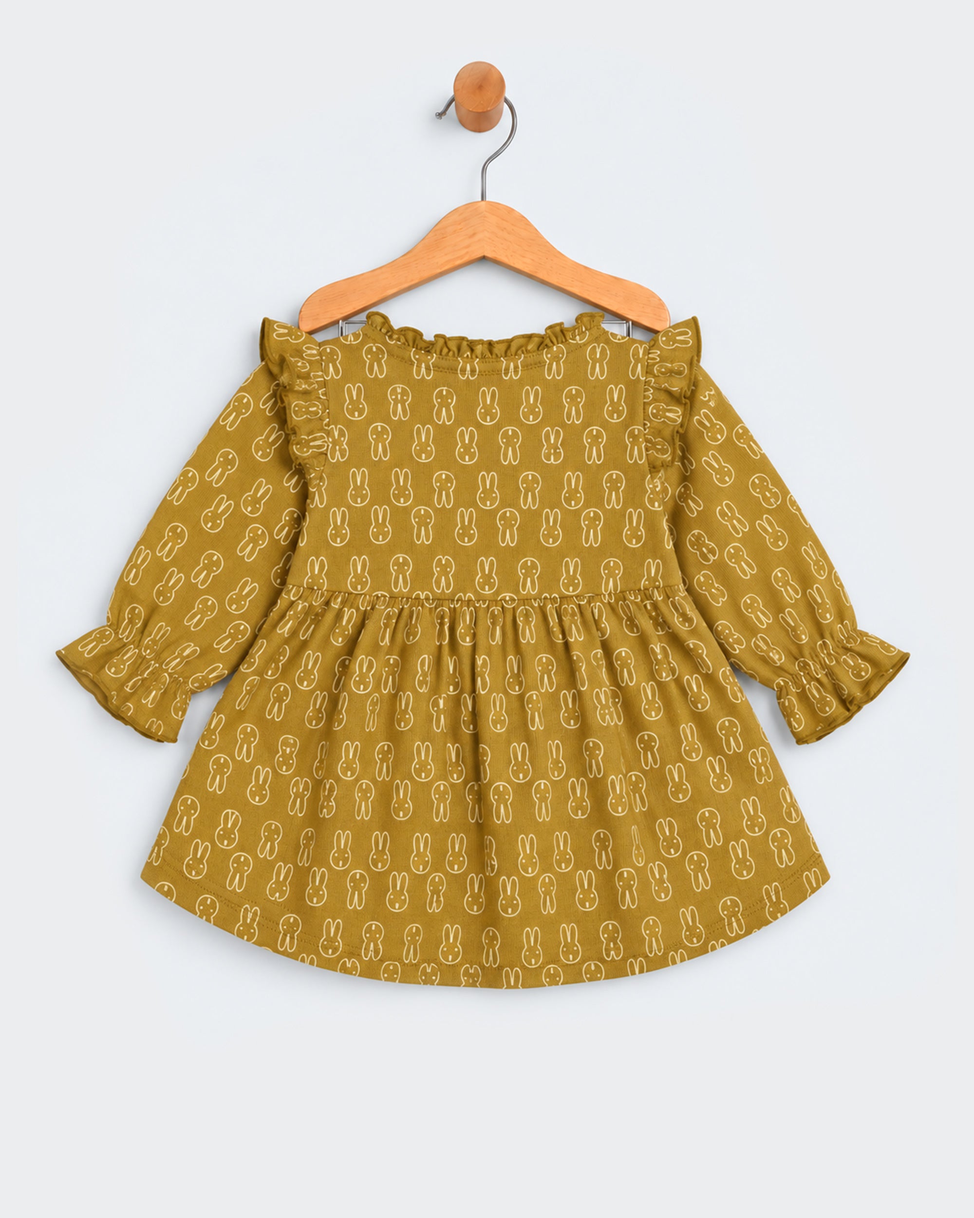 Eminent Newborn Girls Bunny Printed Frock