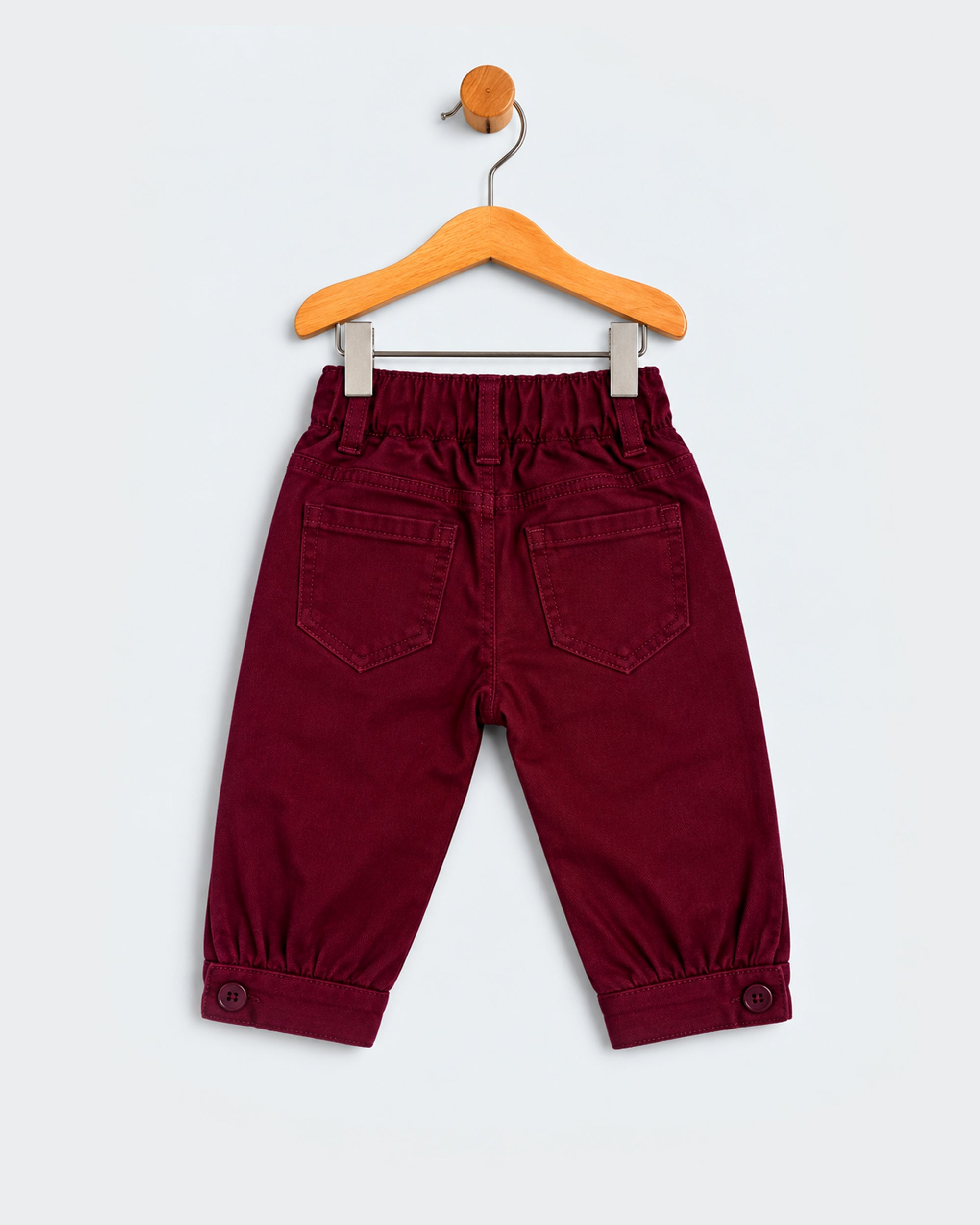 Eminent Newborn Girls Cotton Twill Bow Pants