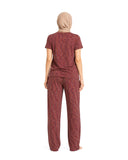 Valuables Women's Half Sleeves Night Suit