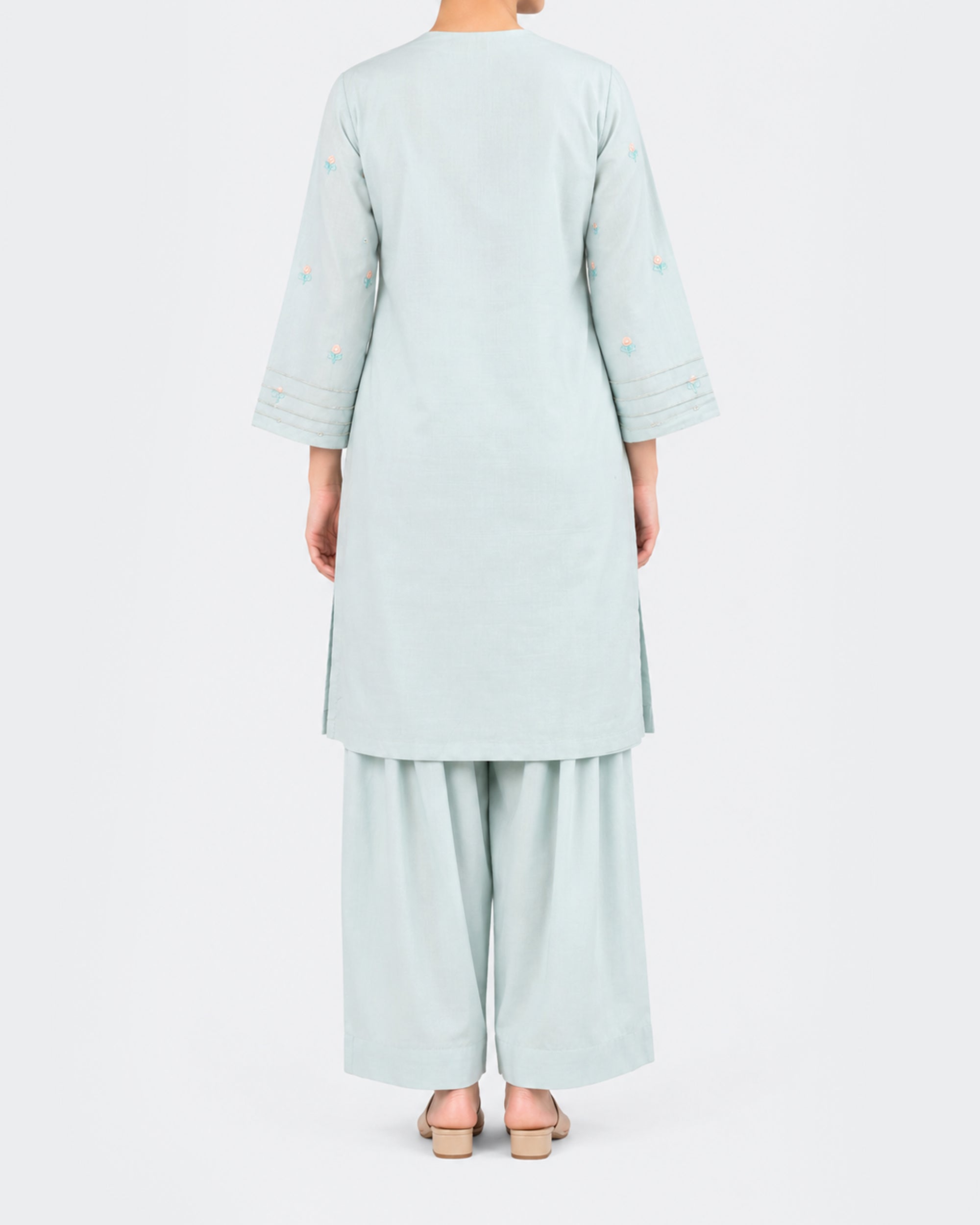Eminent Women’s Ethnic Essentials Dyed Embroidered 2 Pc, Women Shalwar Suits, Eminent, Chase Value