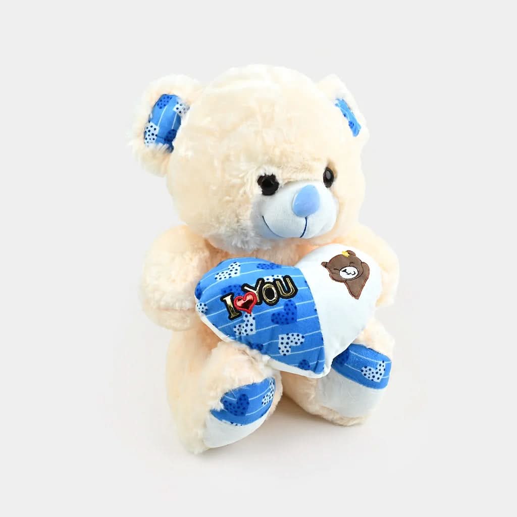Stuff 2 In 1 Heart Bear 40 CM - Cream, Stuffed Toys, Chase Value, Chase Value