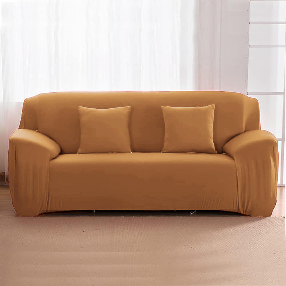 7 Seater Sofa Plain Cover - Light Brown, Decoration, Chase Value, Chase Value
