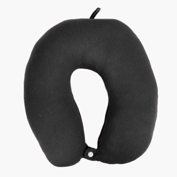 Soft Fiber Travel Neck Pillow - Black, Cusion & Pillow, Relaxsit, Chase Value
