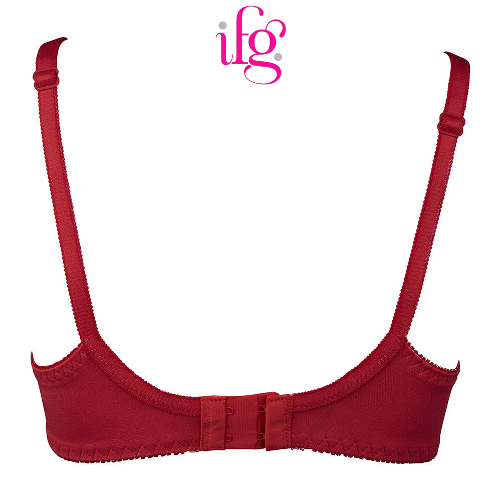 IFG Poppy Bra Blossom 005 - Maroon, Women Bras, IFG, Chase Value