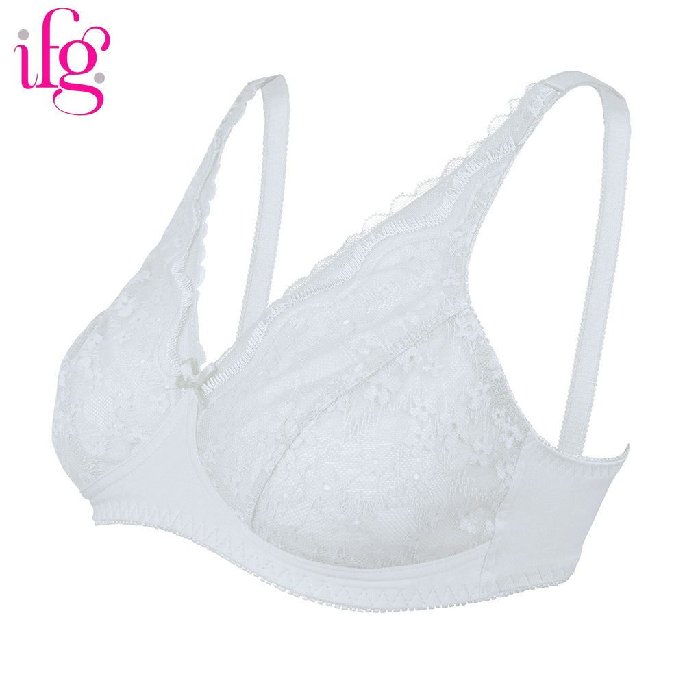 IFG Poppy Bra Blossom 005 - White, Women Bras, IFG, Chase Value