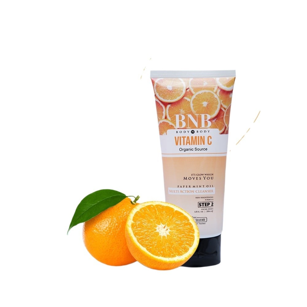 BNB Vitamin C Multi Action Cleanser 200ml, Makeup Removers & Cleansers, BNB, Chase Value