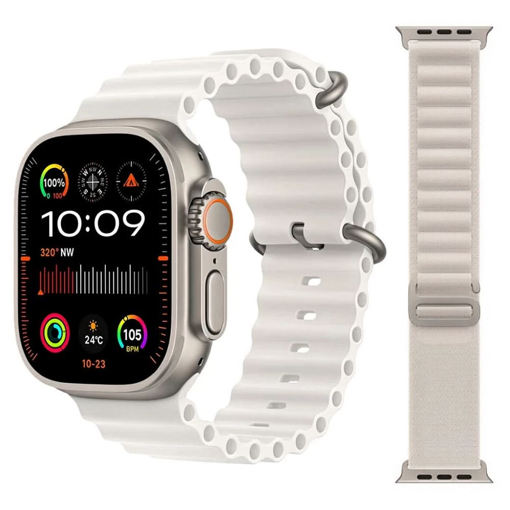 T10 Ultra Smart Watch - 2.09 Infinite Display - Straps Lock - 49MM, Smart Watches, Chase Value, Chase Value