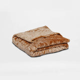 Mansion Double Bed Blanket Flannel - Brown, Blanket, Chase Value, Chase Value