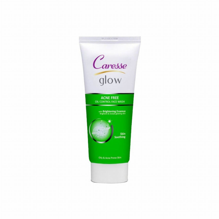 Caresse Glow Acne Free Oil Control Face Wash 100ml, Face Washes, Caresse, Chase Value