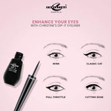 Christine Makeup Dip-It Water Proof Eye Liner - Black, Eyeliner, Christine, Chase Value
