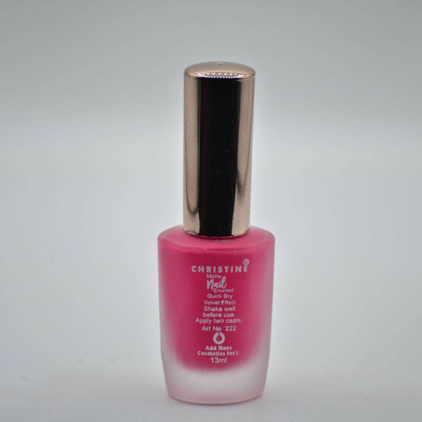 Christine Matte Nail Enamel Shade - 218, Nails, Christine, Chase Value