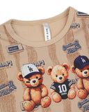 Valuables Boys Printed Full Sleeves Suit