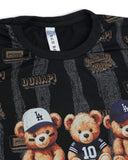 Valuables Boys Printed Full Sleeves Suit