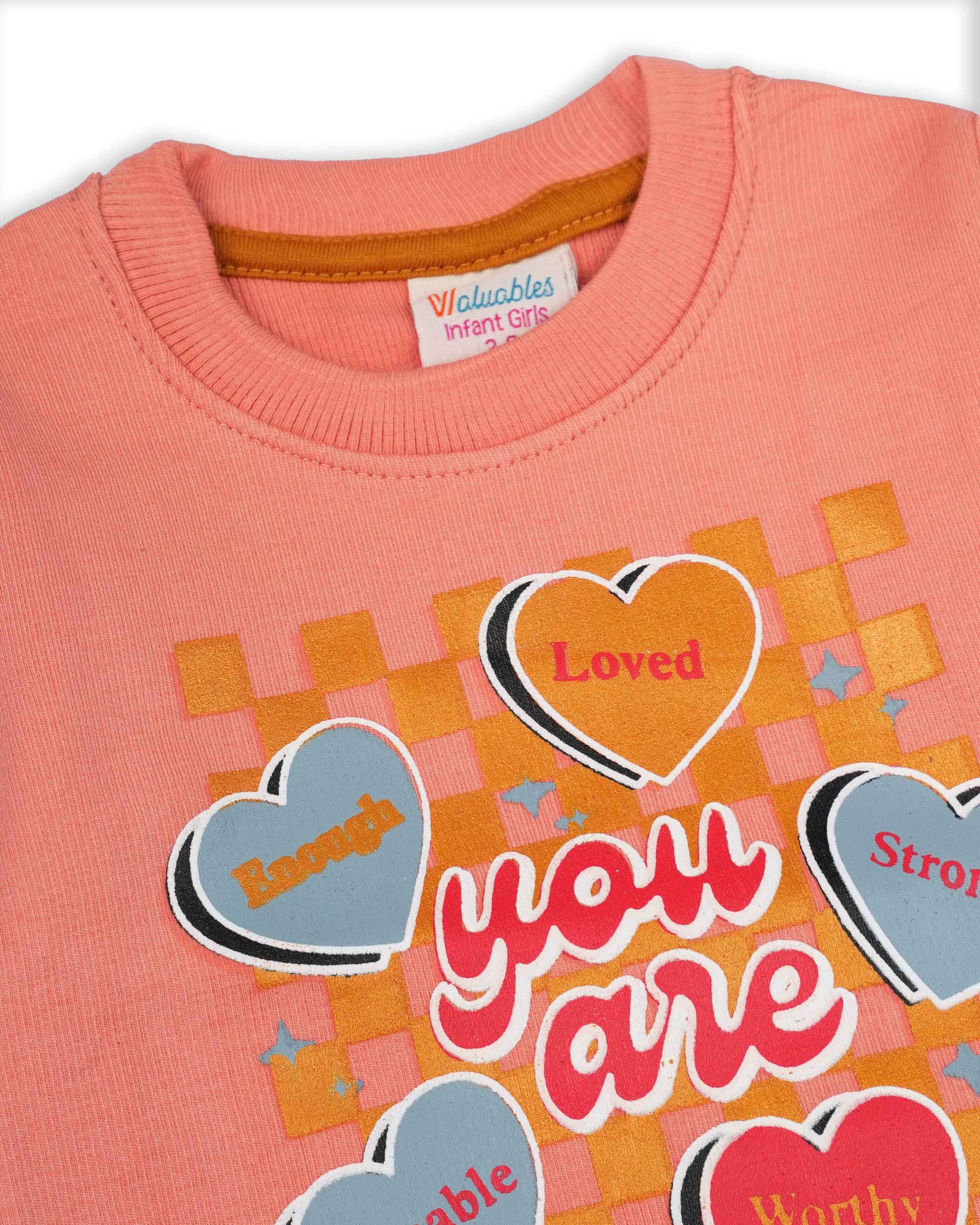 Valuables Newborn Girls Full Sleeves T-Shirt