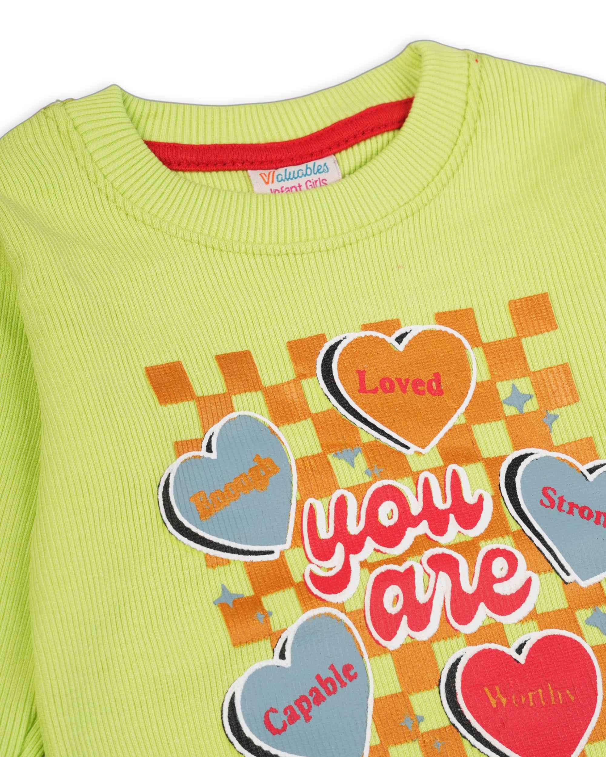 Valuables Newborn Girls Full Sleeves T-Shirt
