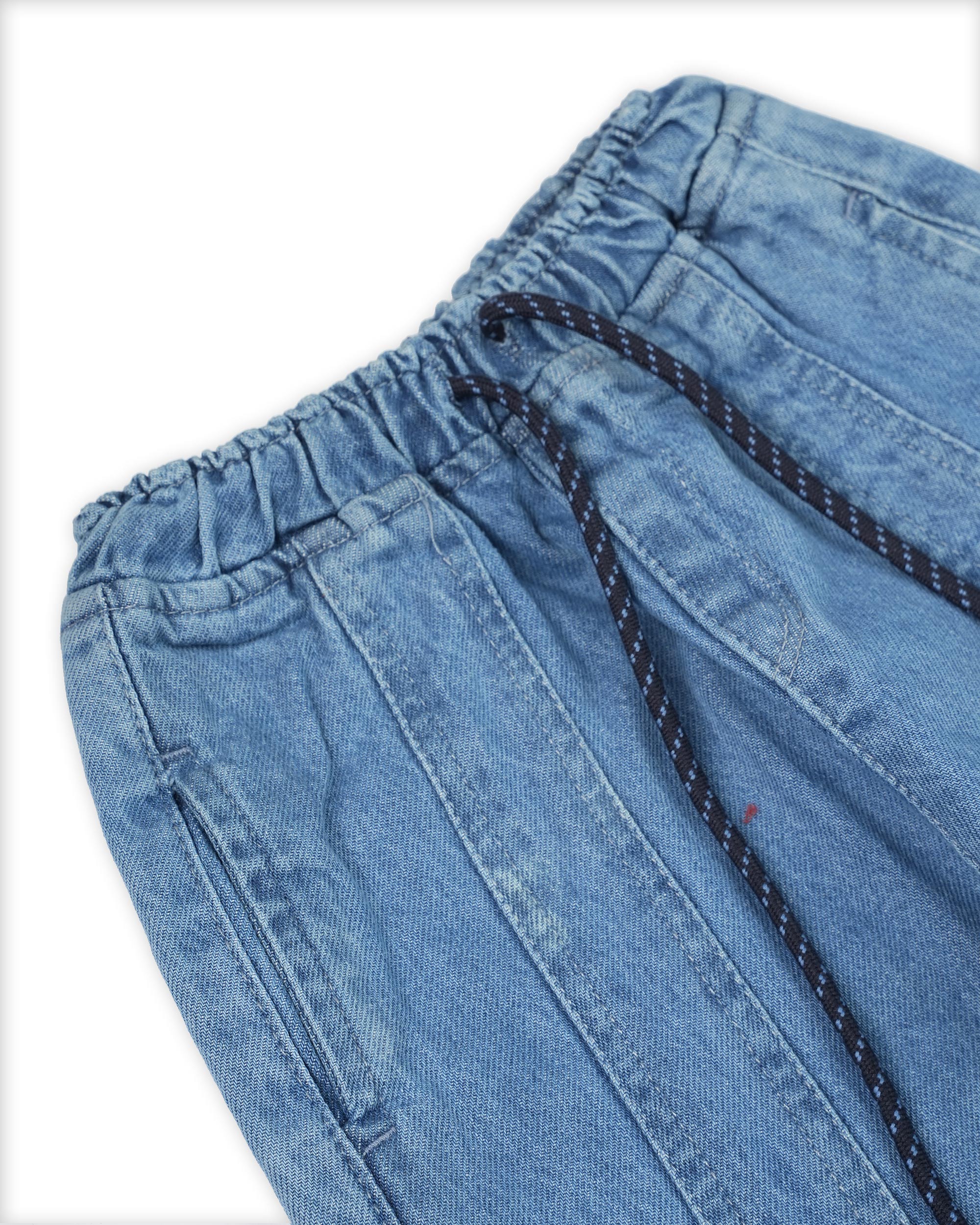 Girls Loose Fit Denim Pants