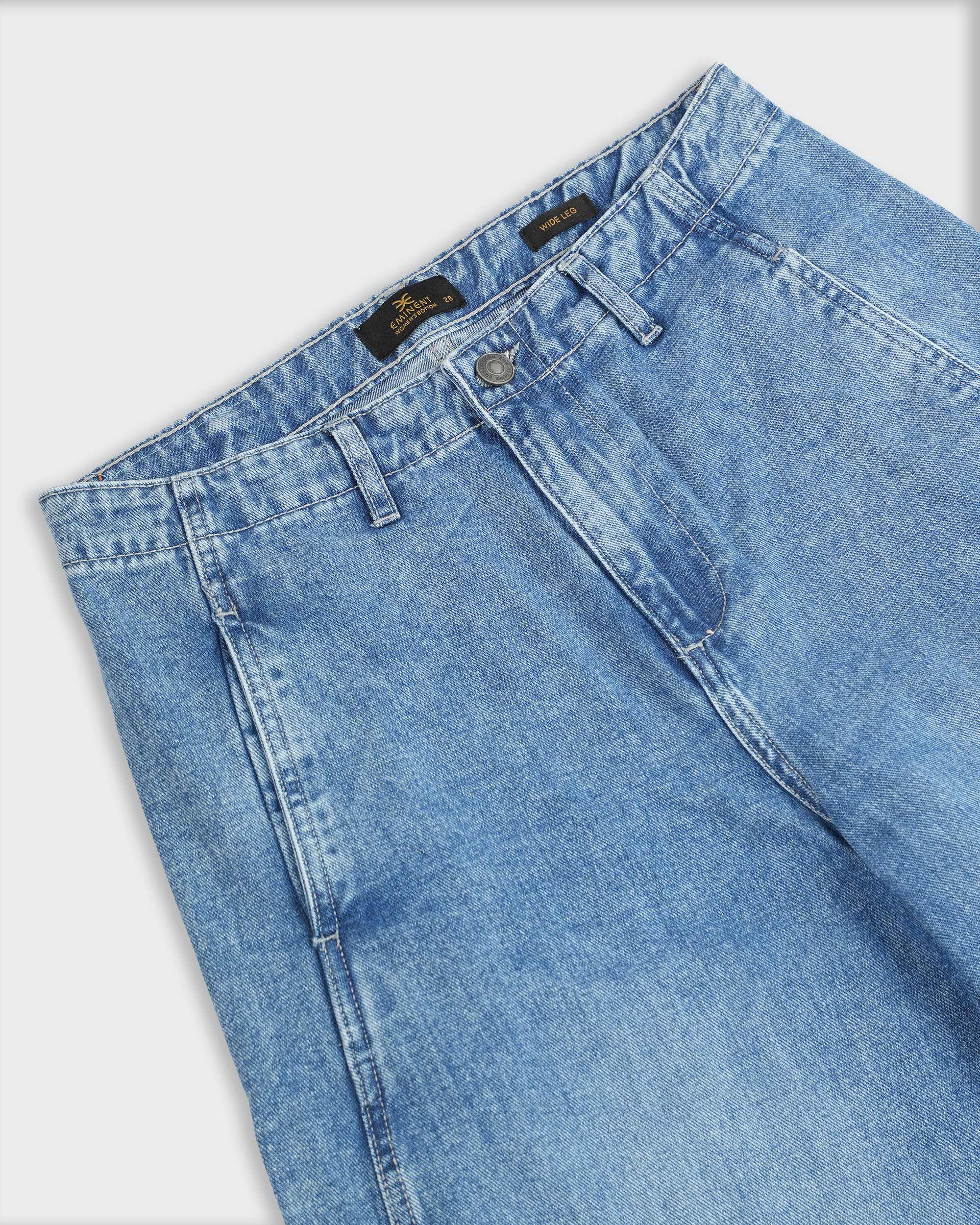 Eminent Women's Woven Denim Pants