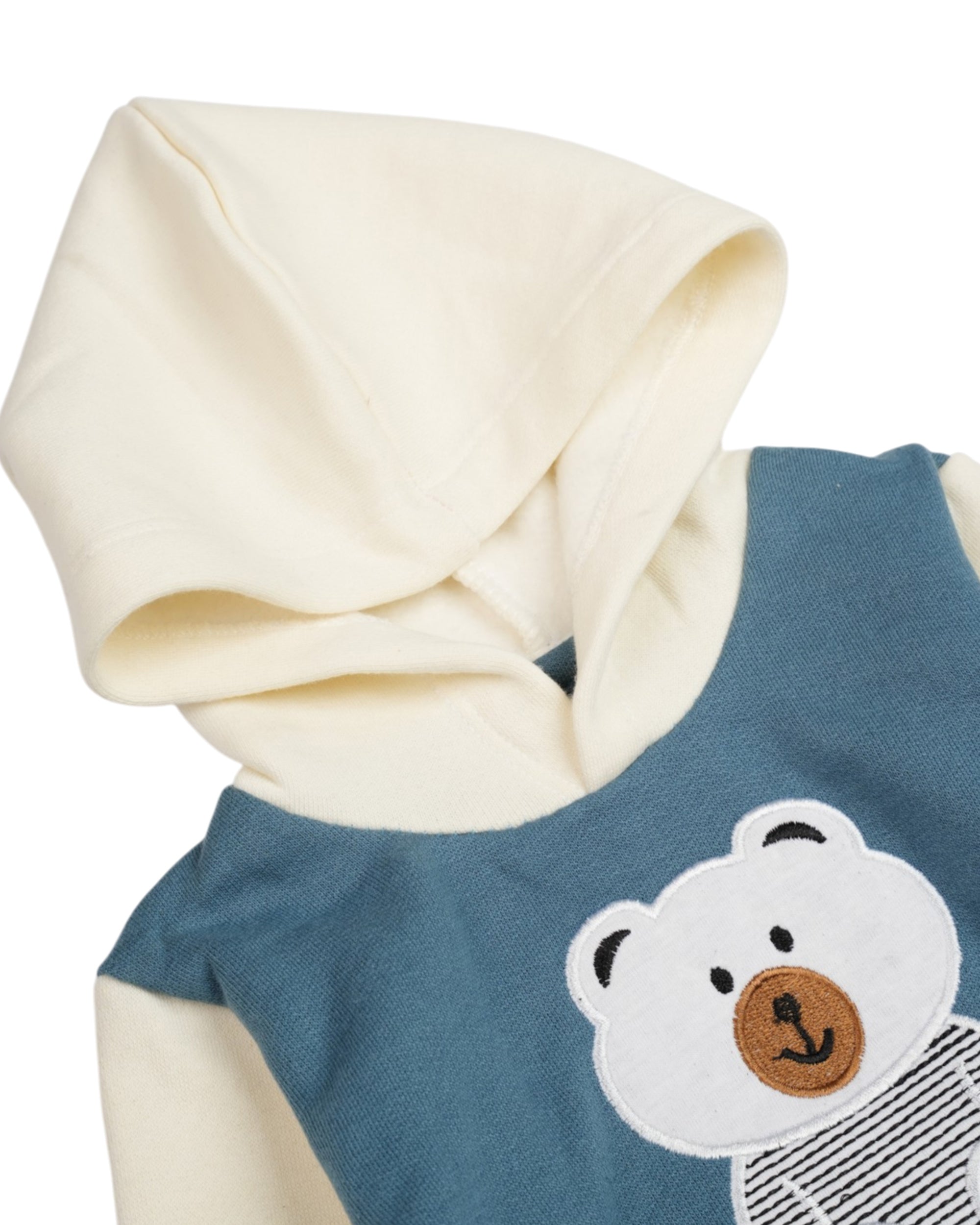 Valuables Newborn Boys Hooded Suit