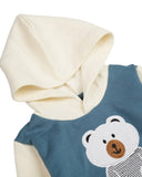 Valuables Newborn Boys Hooded Suit
