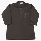 Boys Embroidered Shalwar Suit - Coffee, Boys Shalwar Kameez, Chase Value, Chase Value