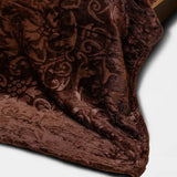 Mansion Double Bed Blanket Flannel- Coffee, Blanket, Chase Value, Chase Value