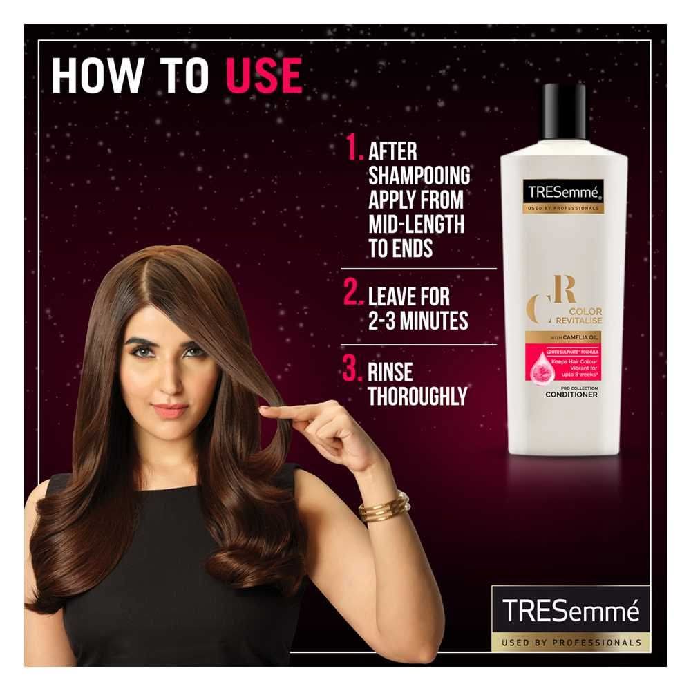 Tresemme Color Revitalise With Camelia Oil Pro Collection Conditioner, 160ml, Shampoo & Conditioner, Tresemme, Chase Value