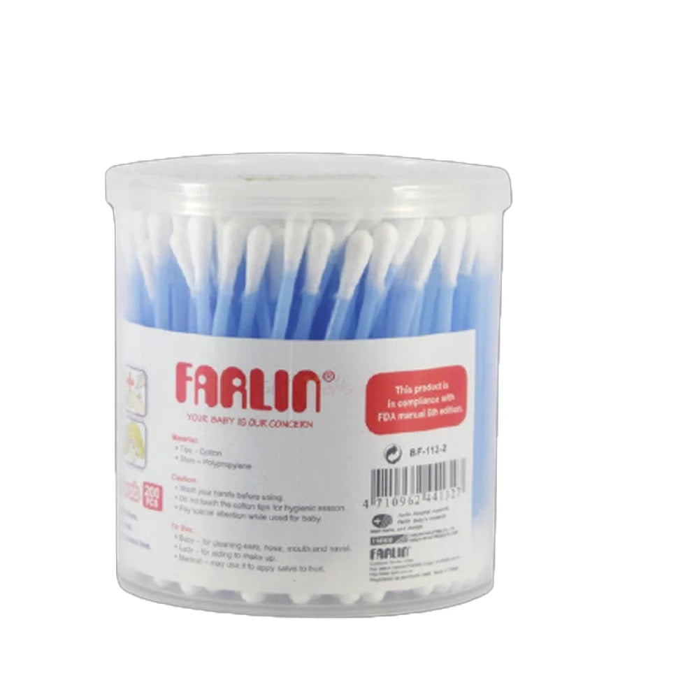 Farlin Cotton Buds 200 Pcs, Beauty & Personal Care, Health & Hygiene, Farlin, Chase Value