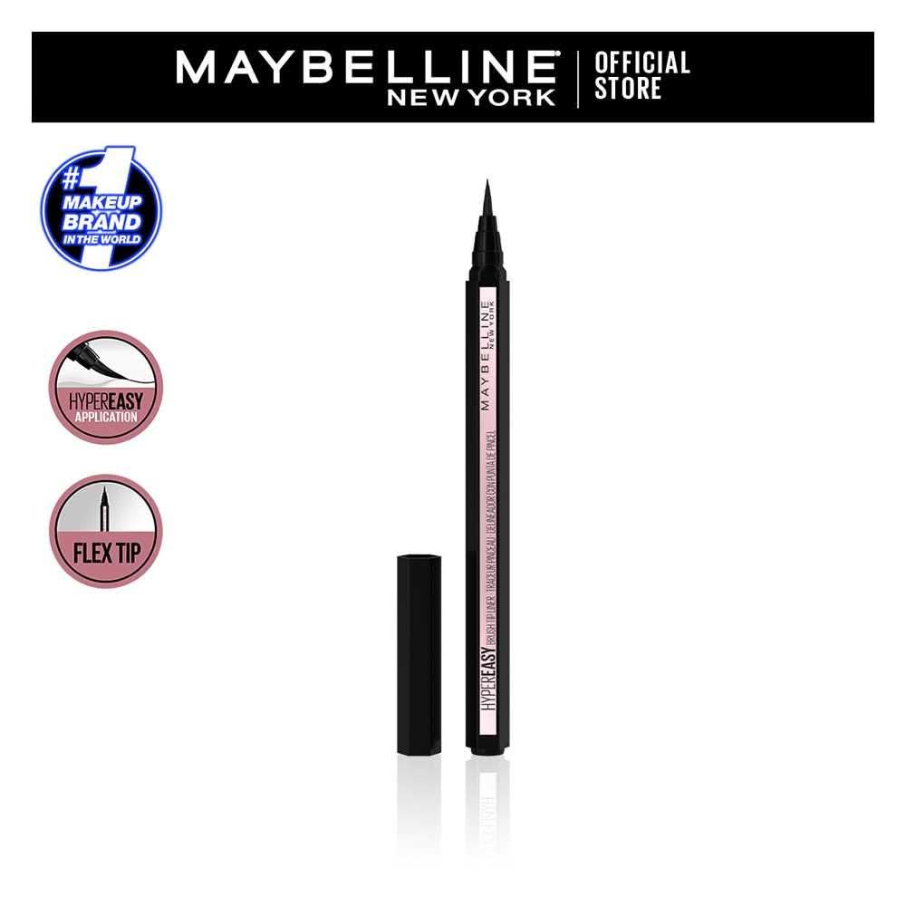 Maybelline Hyper Easy Brush Tip Eye Liner, 800, Pitch Black, Eyeliner, Maybelline, Chase Value