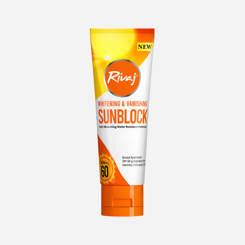 Rivaj Sun Block Whitening & Vanishing 40ml, Sunscreens, Rivaj, Chase Value